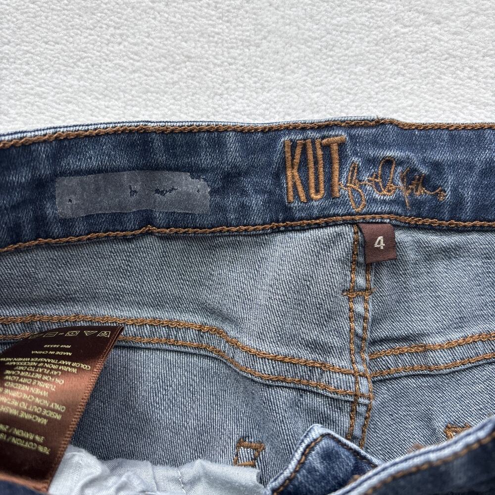 Kut From The Kloth Katy Boyfriend Womens Size 4 Jeans Medium‎ Wash Preppy - Picture 3 of 11